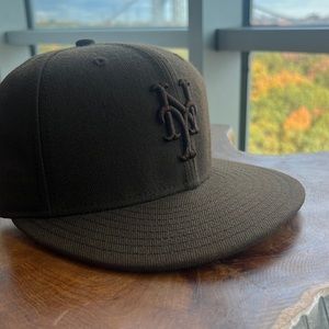 New York Mets fitted cap all brown New Era 7 1/4